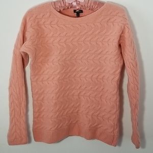 Peach Wool Talbots Sweater